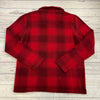 St John’s Bay Red Buffalo Plaid Fleece Half Zip Up Sweater Mens Size Large New