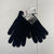 32 Degrees Heat Black Knit Gloves Mens Size M/L