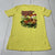 Vintage 80's Survived A Caribbean Cruise St Thomas Yellow T-Shirt Size Large