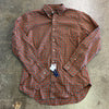 Ralph Lauren Red Plaid Long Sleeve Button Up Shirt Men Size Medium NEW *