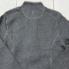 Johnnie O Kennedy Gray Long Sleeve 1/2 Zip Sweater Men Size M Embroidered NEW