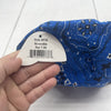 Comeaux Welding Cap Blue Bandanna Reversible Size 7 3/8