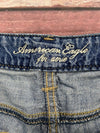 American Eagle AEO For Arie Denim Jean Cut-Off Shorts Women Size 4 Distressed *