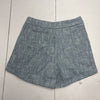 Shein Blue Tweed Shorts Women’s Size Small