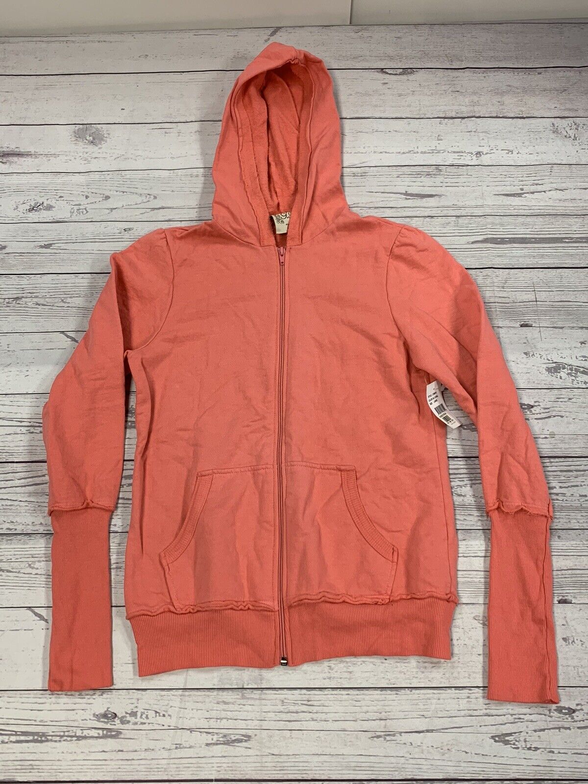 G Girl Womens coral Full Zip Jacket Size Large
