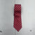 Kai Long Red & Pink Diagonal Stripe Neck Tie