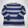 Chaps Blue &amp; Gray Stripe Cotton Long Sleeve Mens Size Large