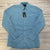 Urgent Gear Purple Label Blue Long Sleeve Button Up Size Small