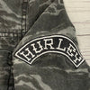 Hurley Black Gray Camo Button Up Jacket Woman’s Size Small
