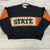 Vintage OSU Oregon NCAA Black Sweatshirt Adult Size XL Nutmeg Made In USA