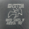 Vintage 2000s Gildan Led Zeppelin Concert Band Tee Black Y2k Adults Size XL