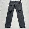 Hollister Black Distressed Super Skinny Jeans Mens Size 32x30