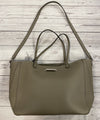 Zac Posen Gray Taupe Large Tote Crossbody Purse Bag With Detachable Strap ￼