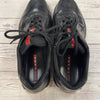 Prada Americas Cup Black Patent Leather Trainers Sneakers Men Size 8 4E 2905 *