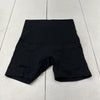 Poshdivah Black High Waisted Pocket Biker Shorts Womens Size Medium