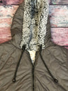Alter’d State Faux Sherpa Lined Puffy Vest Women Size Small