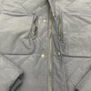 Banana Republic Navy Blue Long Quilted Herringbone Jacket Mens Size Small