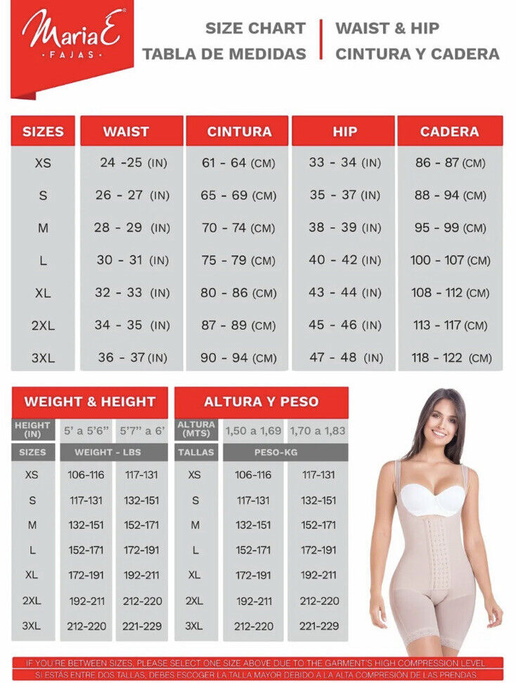 Maria E Fajas FQ100 Colombian Slimming Body Shaper Postpartum Girdle S -  beyond exchange