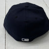 New Era New York Yankees MLB Black Fitted Hat Cap Adult Size 7 5/8 NEW