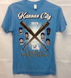 R S R TEE Kansas City Royals 2014 Blue Mens Small T Shirt