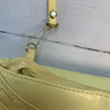 Vintage Pastel Yellow Purse Crossbody Button Clasp/ Zip Closure