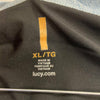 Lucy Indigo Athletic Faux Denim Trucker Zip Up Jacket Woman’s Size XL New