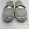 Spenco St Barts Slides Light Grey Suede Slip On Sneakers Women’s 10 New Defects