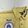 Resistol Rodeo Gear Yellow Patch Long Sleeve Button Up Mens Size XXL