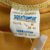 Vintage Bears Yellow Graphic Short Sleeve T Shirt Adult Size Medium Slim Fit