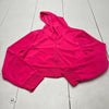 Hot Pink Cropped Full-ZIp Jacket Women&#39;s Size 18-20