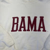 Vintage Russell Athletic White Bama Pullover Sweatshirt Women’s Size Large