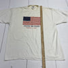 Vintage Jerzees 9/11 United We Stand White Short Sleeve T-Shirt Adult Size XL