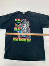 Fruit of The Loom Mens Marilyn Monroe Black Graphic &quot;Feel The Beat&quot; Size XL