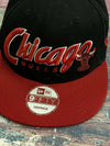 New Era Chicago Bulls NBA Black Hat Adult One Size Adjustable