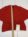 Vintage Frenchi Women&#39;s Button Up Cardigan Size Medium Red Long Sleeve NEW