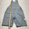 ASOS Relaxed Denim Dungaree Overall Shorts Mens Size XS New