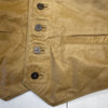 Vintage Far West Co Brown Leather Vest Size Large