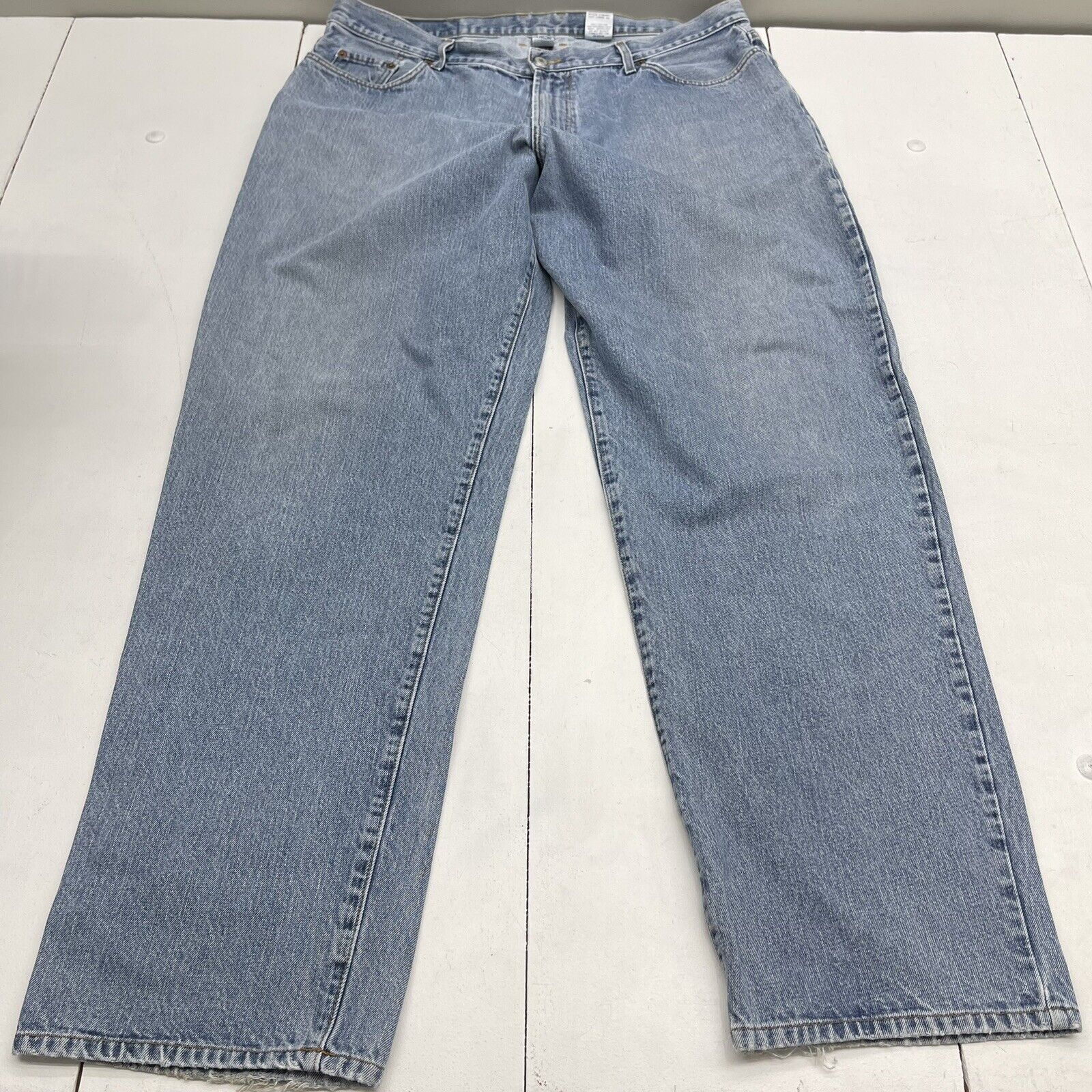 Vintage Lucky Brand Ligh Wash Blue Denim Straight Leg Jeans Mens