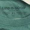 Life Is Good Holiday Graphic Green Long Sleeve Shirt Men Size XL NEW I’ll Be Wat