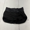 Kiwi Rata Black High Waisted Ruched Yoga Shorts With Pockets Womens Size Medium