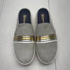 Spenco St Barts Slides Light Grey Suede Slip On Sneakers Women’s 10 New Defects