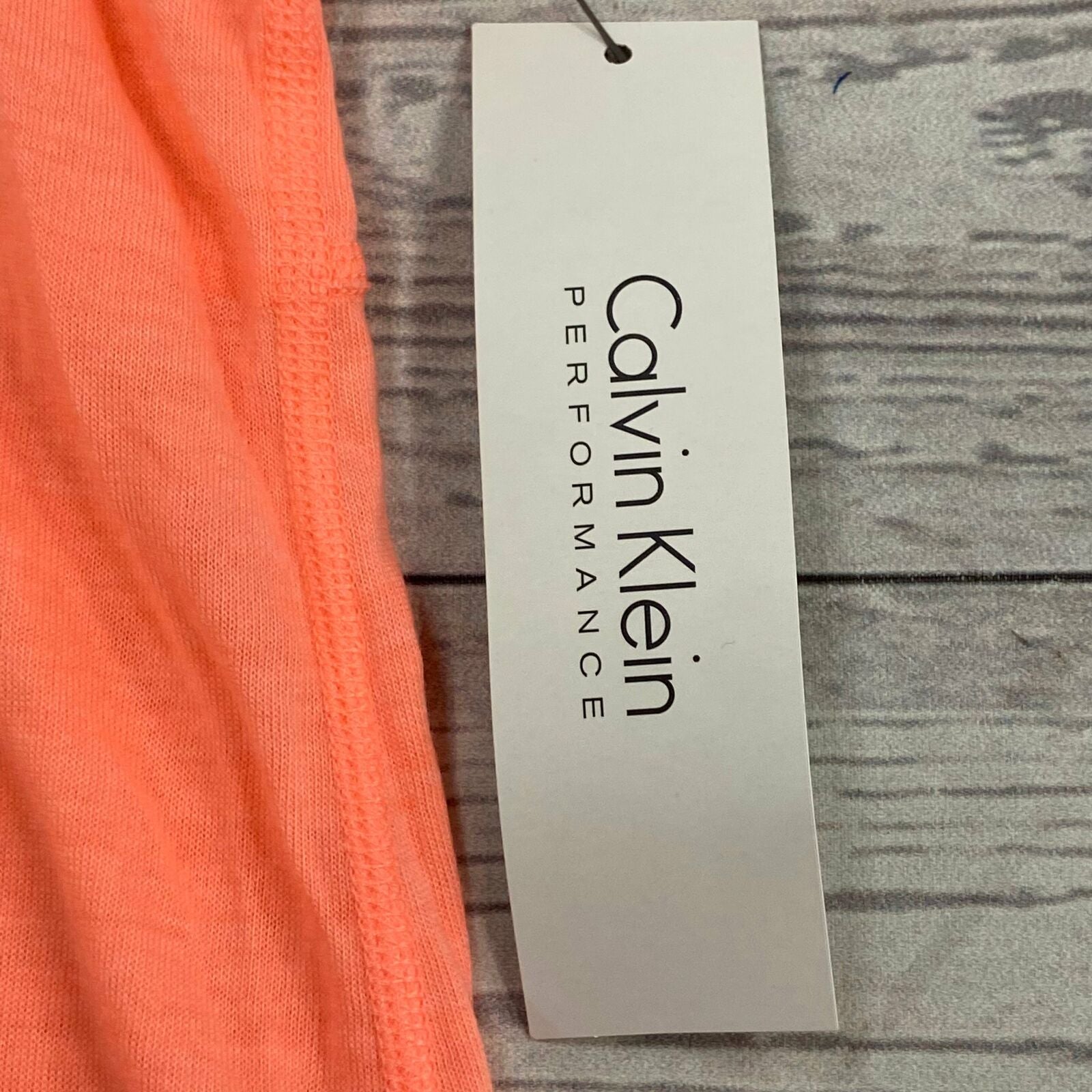 Calvin Klein Performance Orange Athletic Tank Top Woman's Size L NEW -  beyond exchange