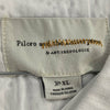 Pilcro And The Letterpress White Denim Button Up Jean Jacket Women Size XL NEW