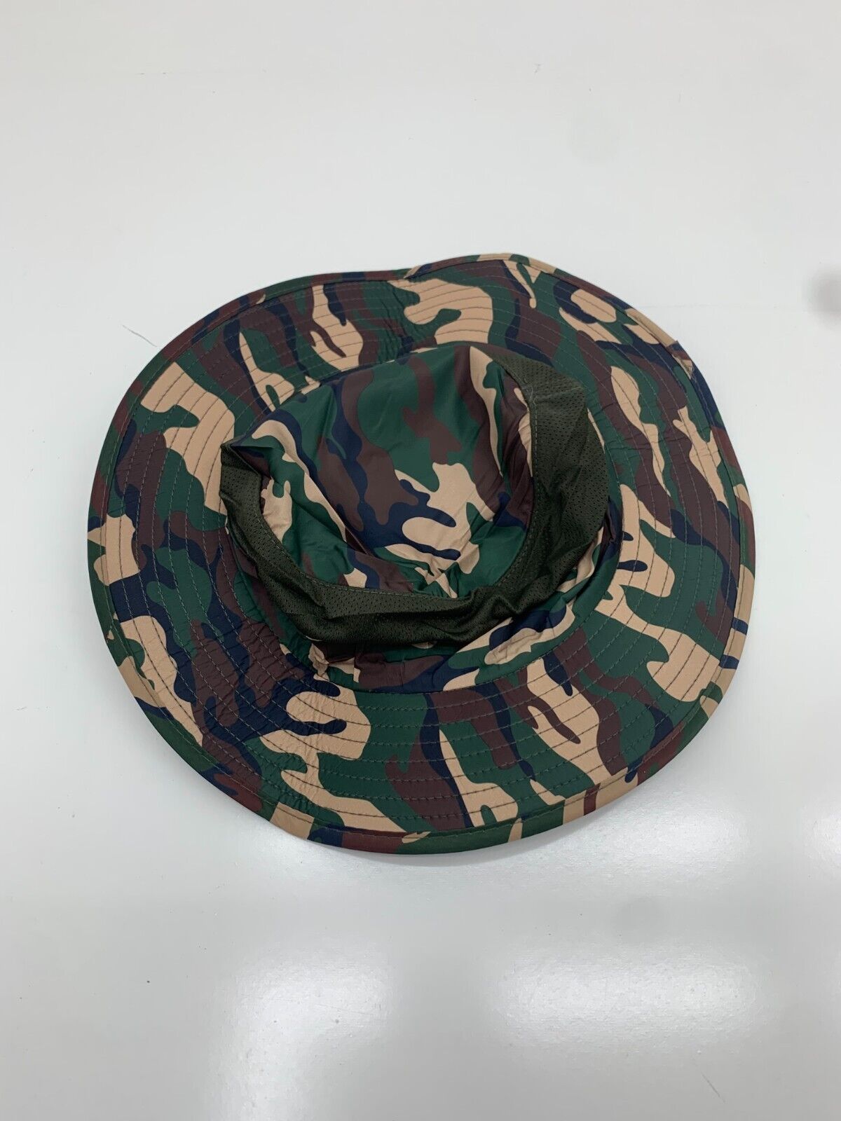 Unisex Green Camouflage Fishing Hat One Size