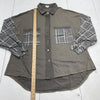 POL Charcoal Plaid French Terry Jacket Women’s Size Medium New