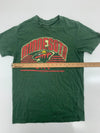 NHL Minnesota Wild Mens Green Graphic Short Sleeve Shirt Size Small