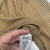 Women’s Brown Ribbed Cropped Wrap Long Sleeve Size Small