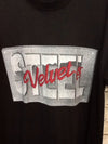 Vintage Screen Stars Black Steel Velvet Rock Band T-Shirt Adult Size L USA Made