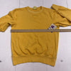 Champion Yellow Vintage Crew Sweatshirt Mens Size Small New Defect