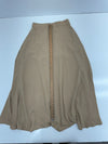 Shein Womens Beige Back Zip Skirt Size Large